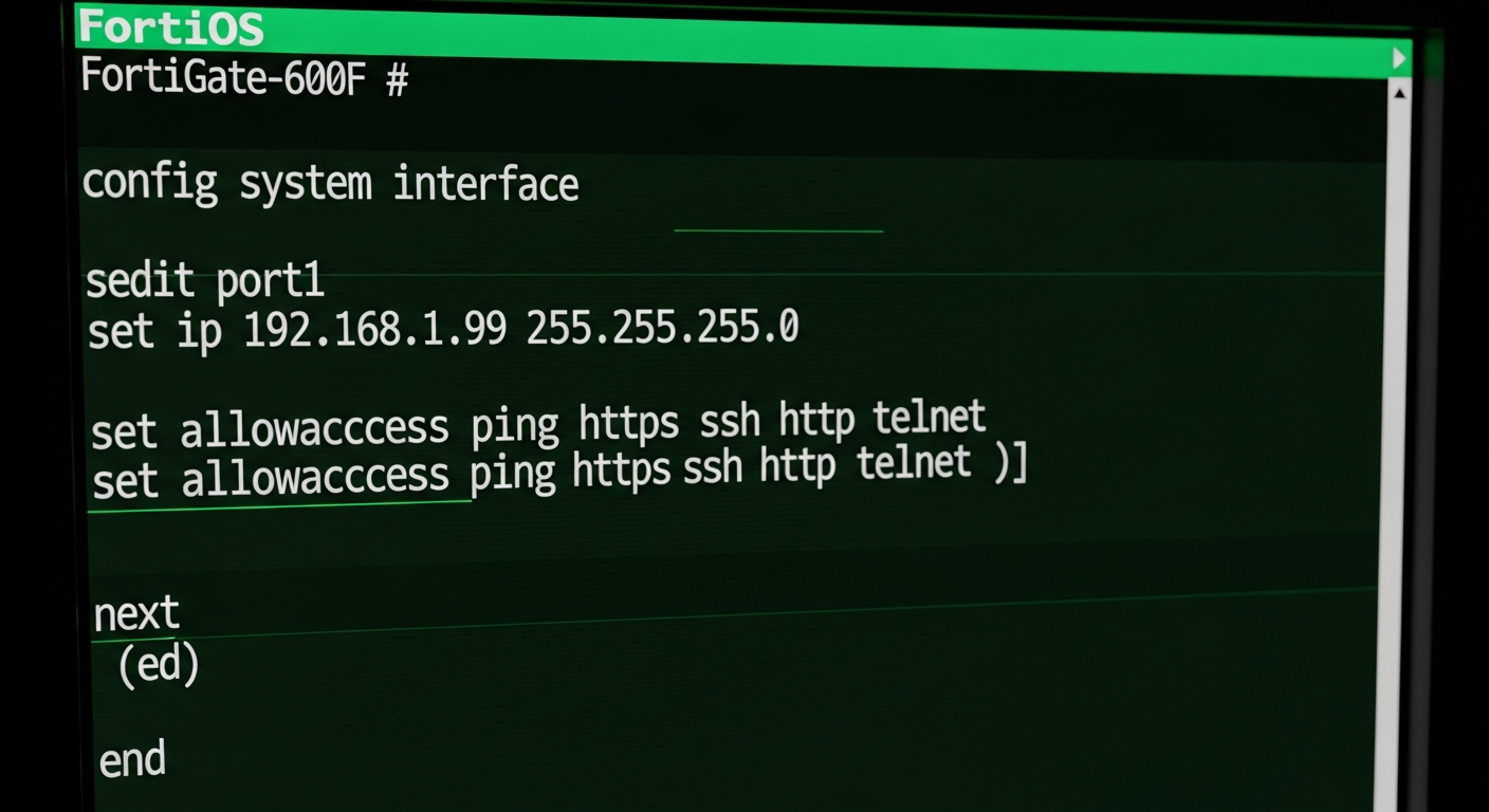 FortiGate CLI: Commands You Will Use Every Day