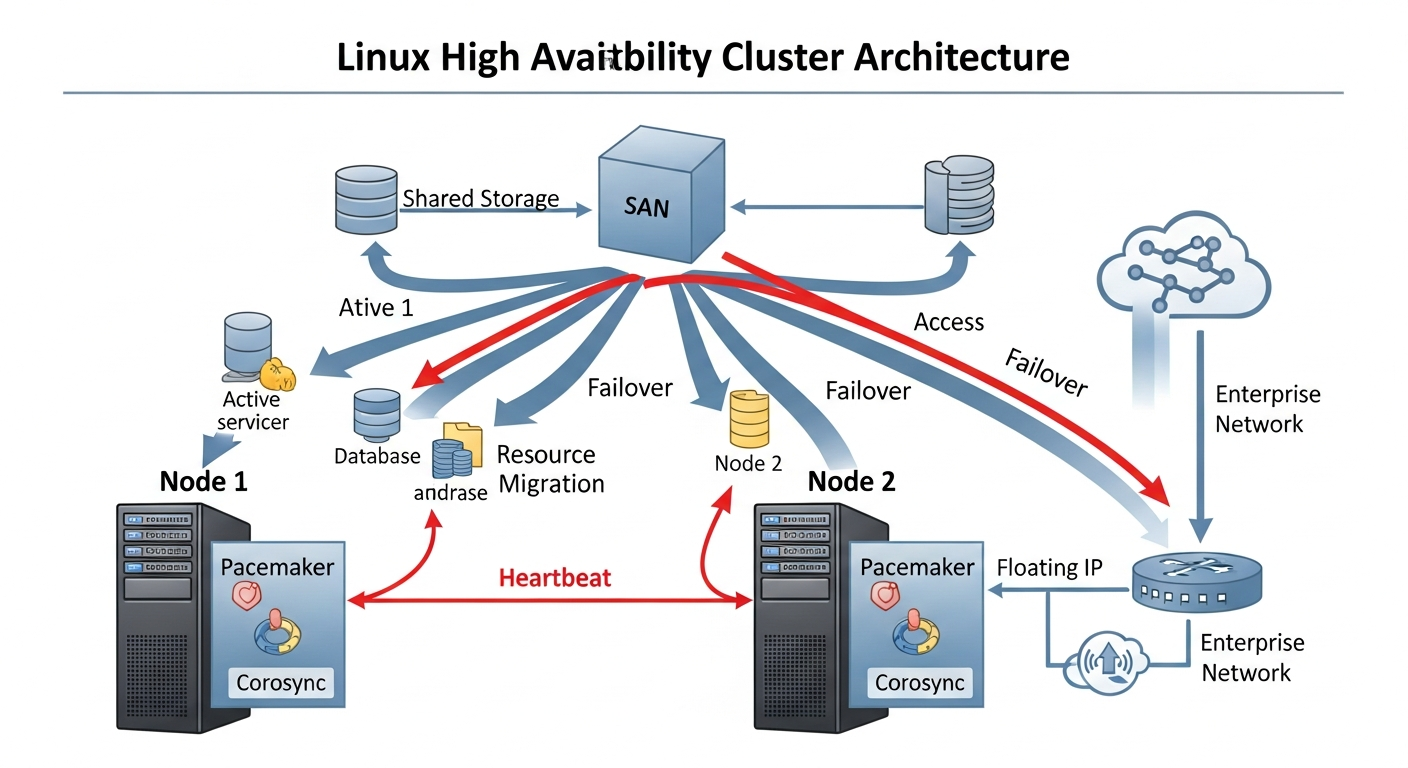 High Availability Clustering with Pacemaker and Corosync