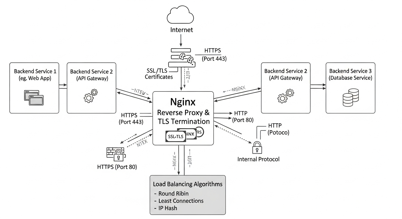 Setting Up Nginx as a Reverse Proxy for Lab Services