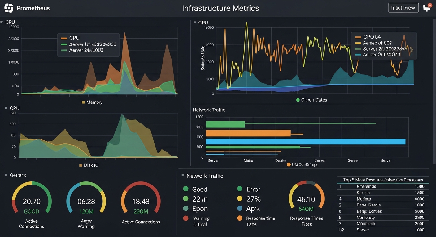 Monitoring Infrastructure with Prometheus and Grafana
